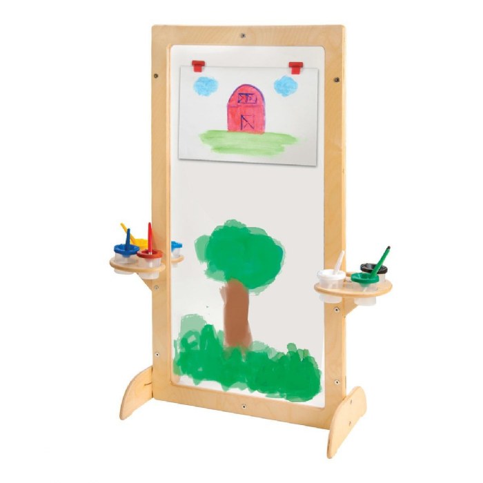 Primary Image of See-Thru Easel with Attached Paint Cup Holders
