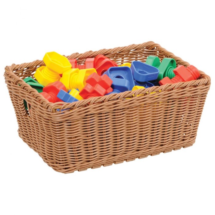 Alternate Image #1 of Washable Wicker Baskets - Small - Set of 20