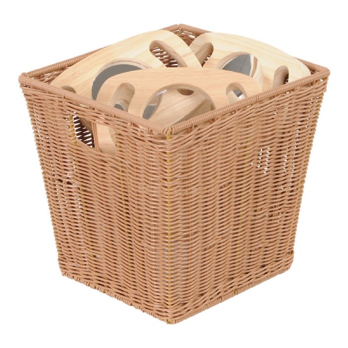 Alternate Image #1 of Washable Wicker Basket - Medium Size