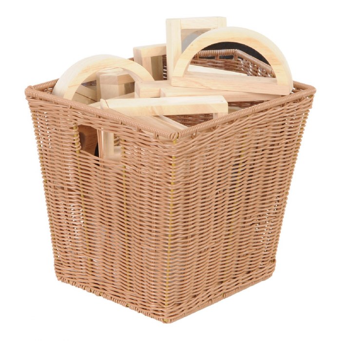 Alternate Image #1 of Washable Wicker Basket - Medium Size