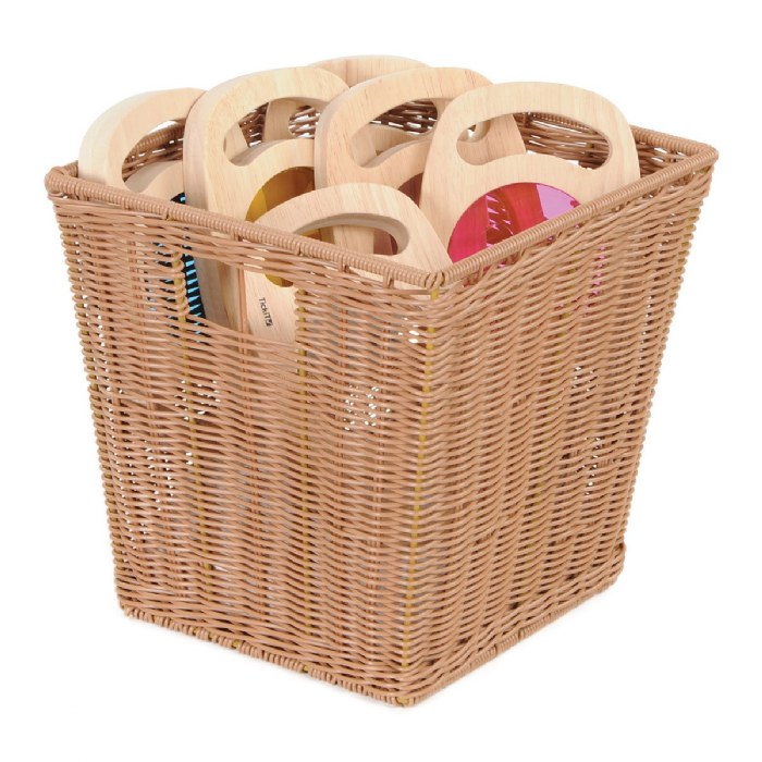 Alternate Image #1 of Washable Wicker Basket - Medium Size