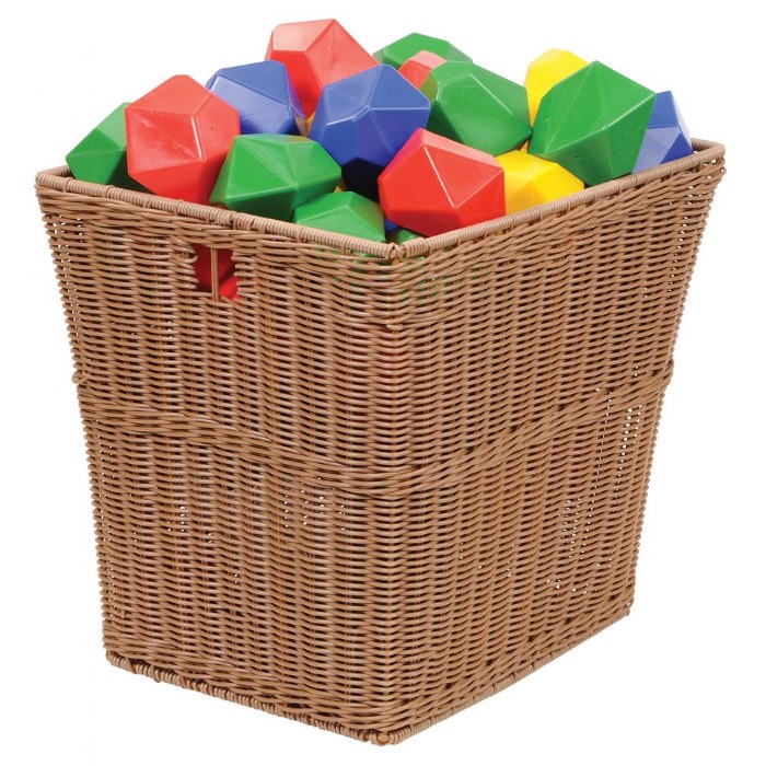 Alternate Image #1 of Washable Wicker Basket - Large