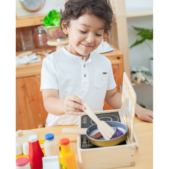 Alternate Image #1 of Pretend Cooking Pans and Utensils Set - 6 Pieces