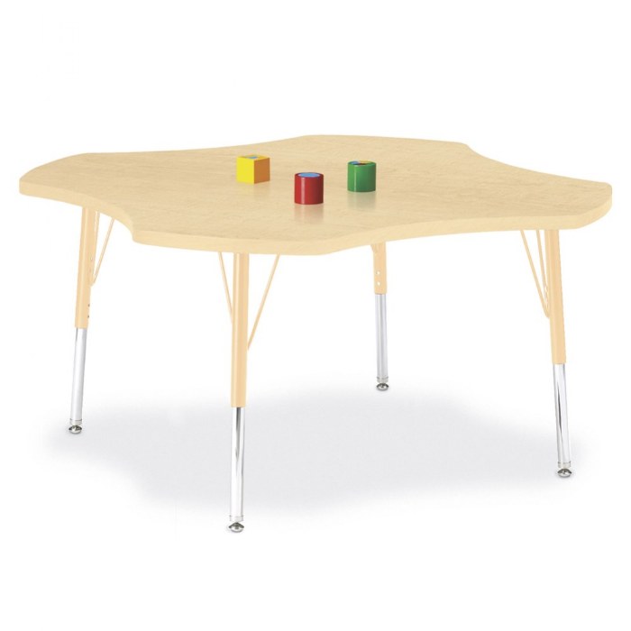 Primary Image of 48" Four Leaf Activity Table - Seats 8