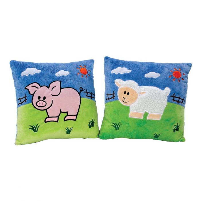Alternate Image #1 of Farm Animal Pillows - Set of 5