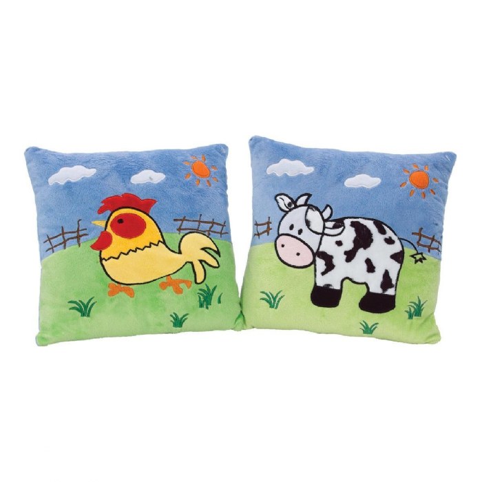 Alternate Image #1 of Farm Animal Pillows - Set of 5