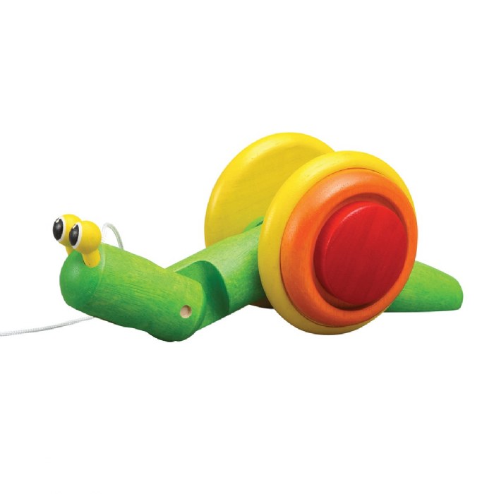 Alternate Image #1 of Eco-Friendly Snail Pull Toy