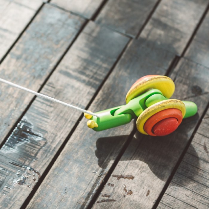 Alternate Image #1 of Eco-Friendly Snail Pull Toy