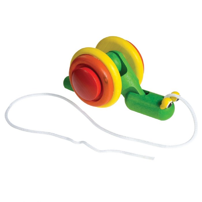 Alternate Image #1 of Pull Along Snail and Dancing Alligator Pull Toys