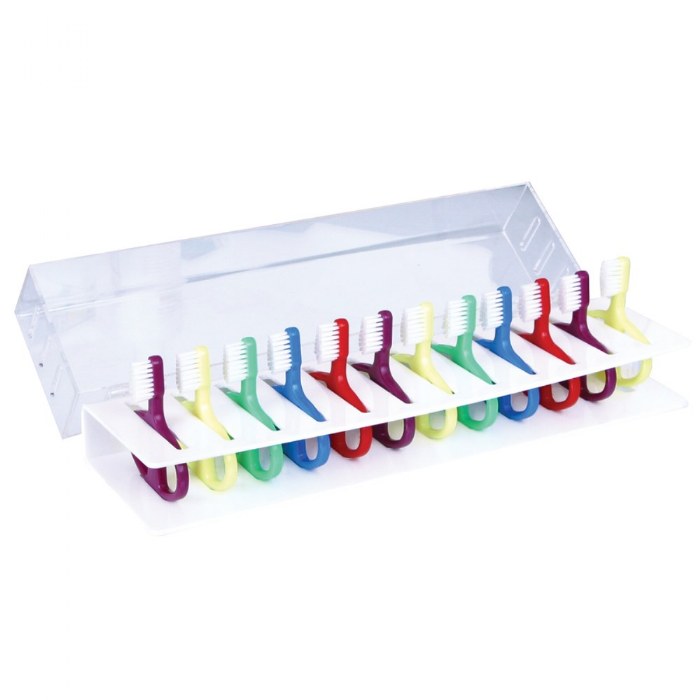 Primary Image of Infant Toothbrushes with Rack