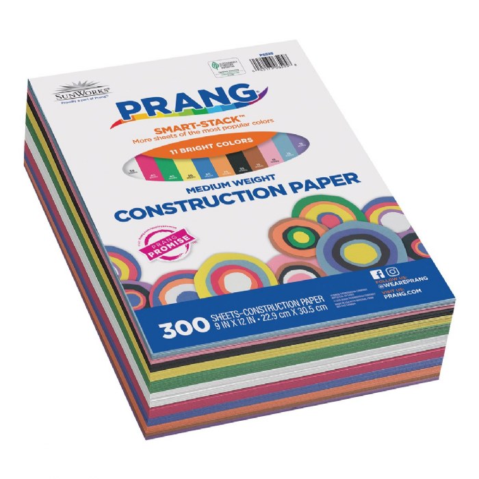 Alternate Image #1 of Smart Stack Construction Paper - 300 Sheets