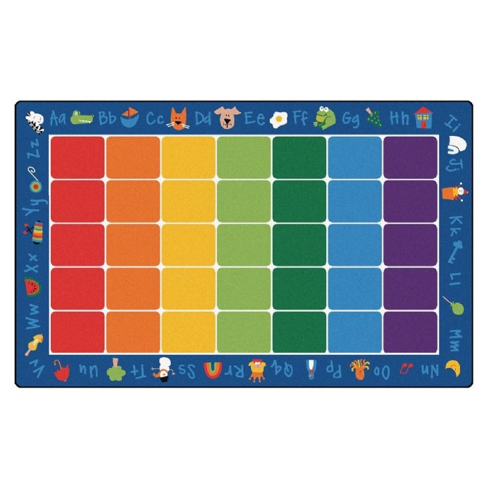 Primary Image of Fun with Phonics Rectangle Carpet 7'6" x 12'