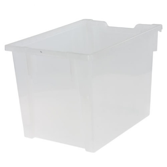 Primary Image of Gratnell Storage Tray 12" Deep - Clear