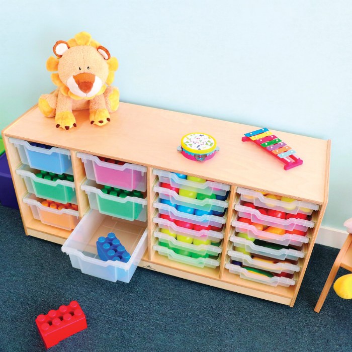Alternate Image #1 of 4 Section Cabinet With Trays