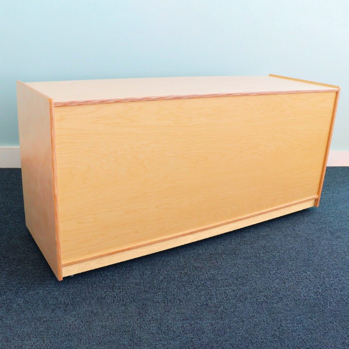 Alternate Image #1 of 4 Section Cabinet With Trays