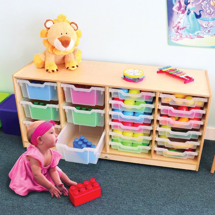 Alternate Image #1 of 4 Section Cabinet With Trays