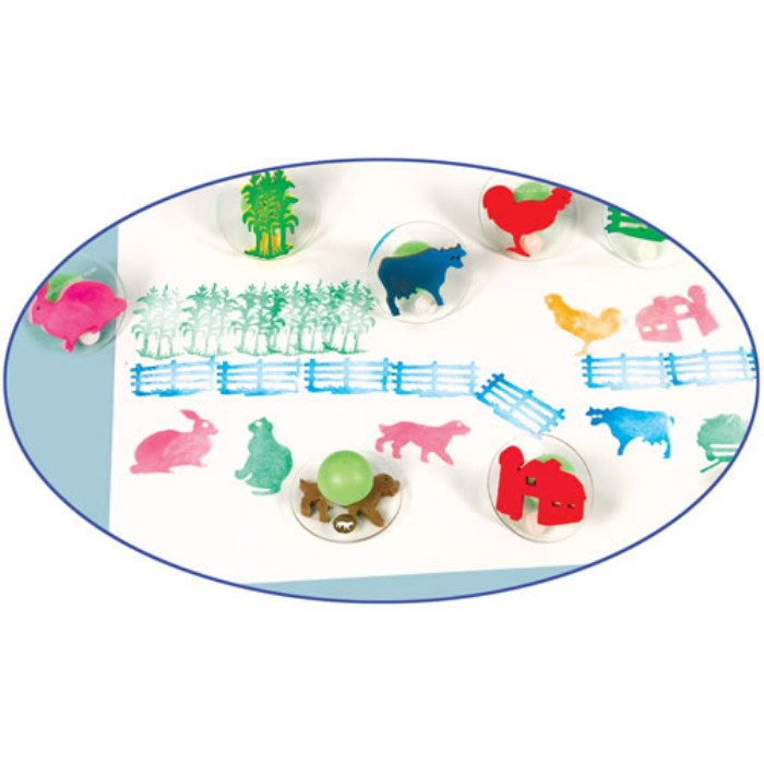 Primary Image of Giant Friendly Farm&reg; Adventures with Animals and Crop Stampers