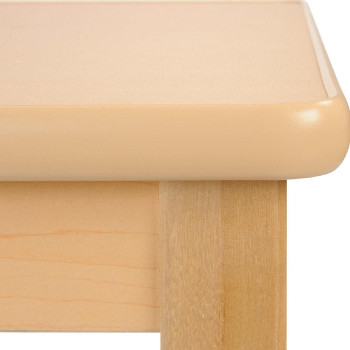 Alternate Image #1 of Carolina Laminate 30" x 36" Rectangle Table With 22" Legs - Seats 4