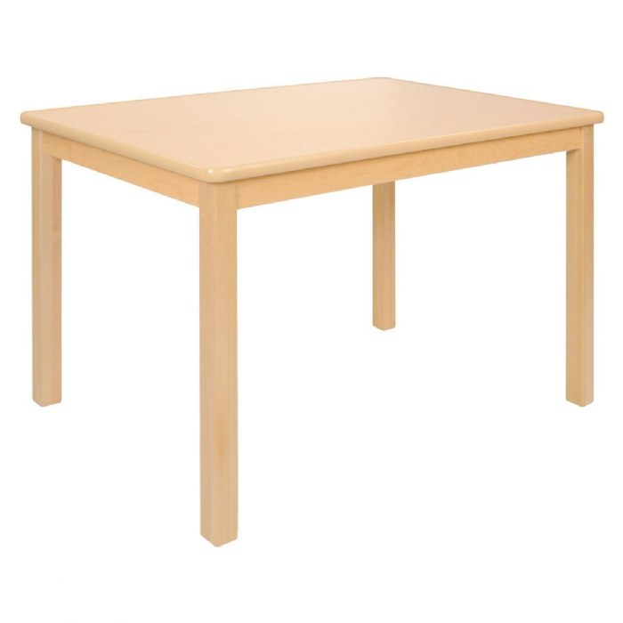 Primary Image of Carolina Laminate 30" x 36" Rectangle Table With 22" Legs - Seats 4