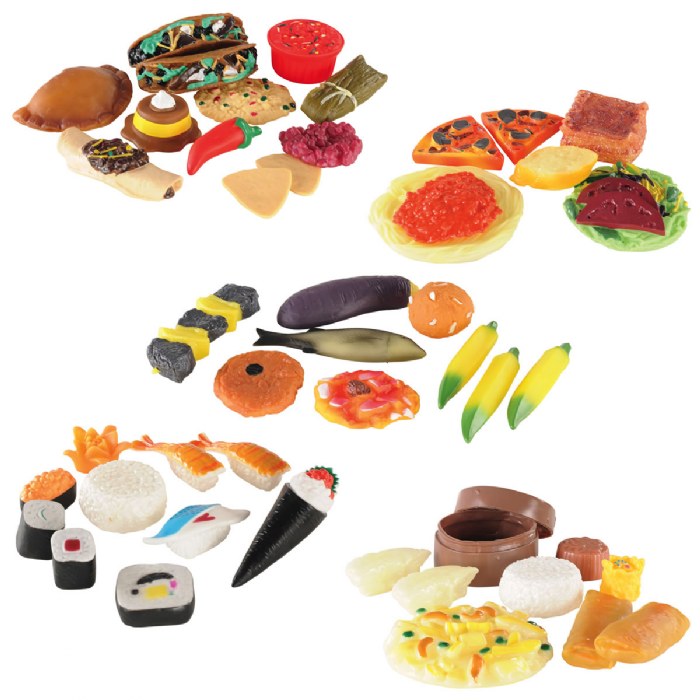 Primary Image of Life-Size Pretend Play International Food Collection