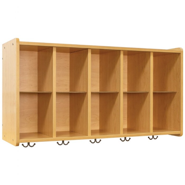 Primary Image of Nature Color 10 Cubbie Wall Locker - Natural