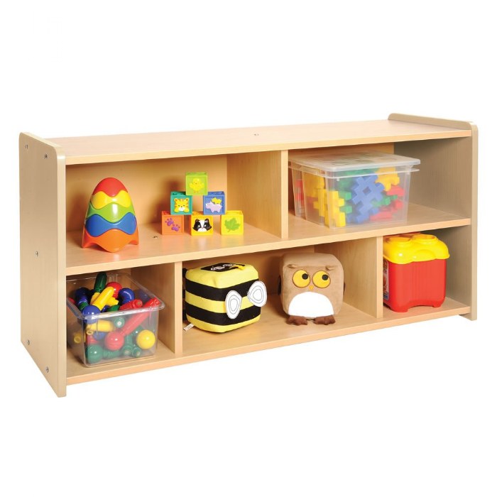 Primary Image of Nature Color Toddler Storage Shelf Unit - Natural