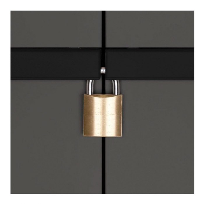 Alternate Image #1 of Four-Shelf Storage Cabinet - Gray