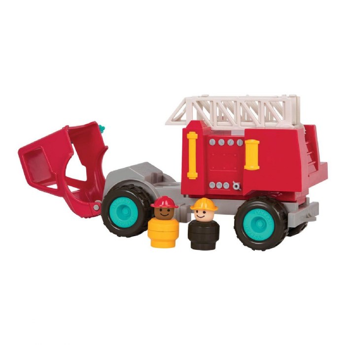 Alternate Image #1 of Toddler Sized Plastic Fire Truck