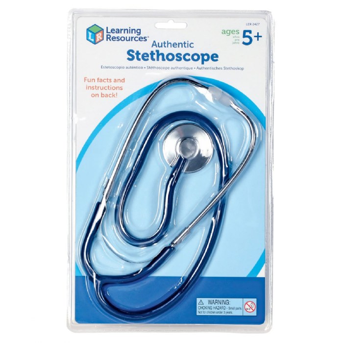 Alternate Image #1 of Pretend Play Authentic Working Stethoscope