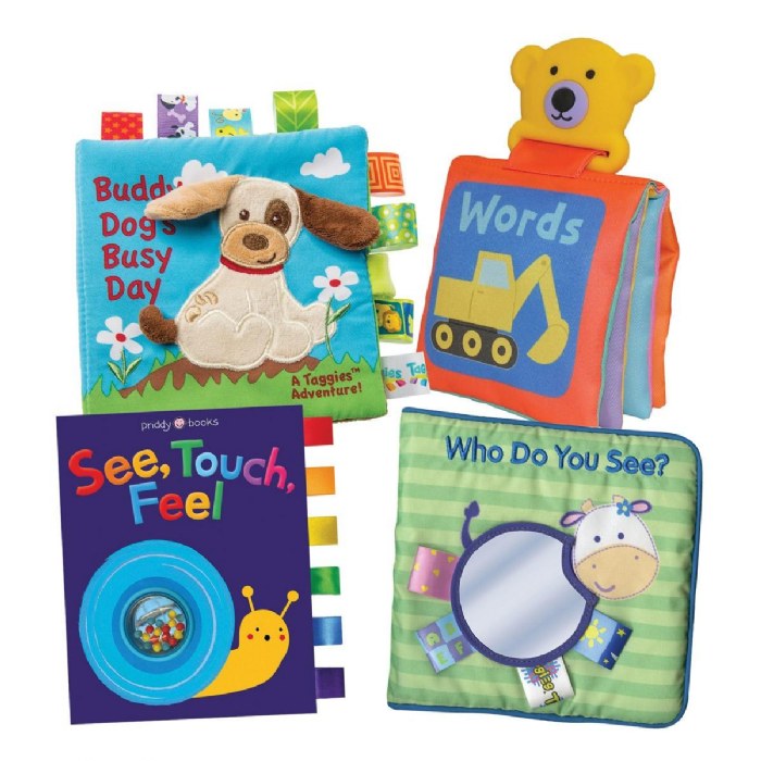 Primary Image of Peek-a-Boo Cloth Books - Set of 4
