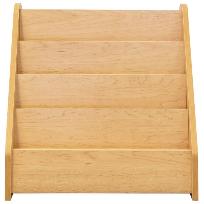 Alternate Image #1 of Toddler 4-Shelf Book Display - Natural