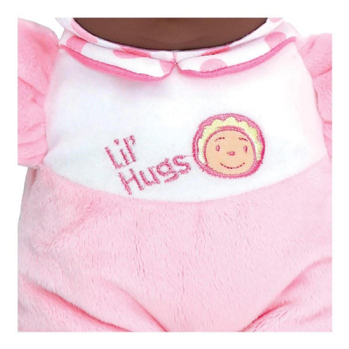 Alternate Image #1 of Lil' Hugs 12" Soft Body African-American Doll