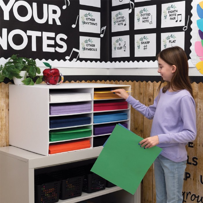 Alternate Image #1 of Construction Paper Storage for 12"x18" Paper