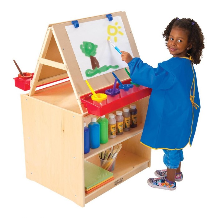 Alternate Image #1 of 2-Station Art Easel - Factory Second