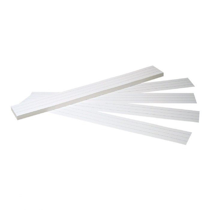 Primary Image of White Sentence Strips - 100 Pack