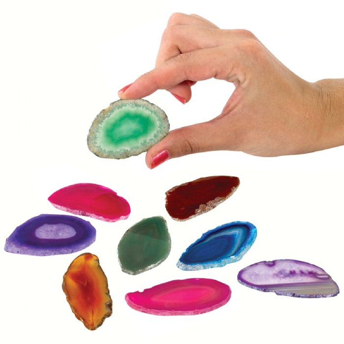 Alternate Image #1 of Agate Light Table Slices - 12 Pieces