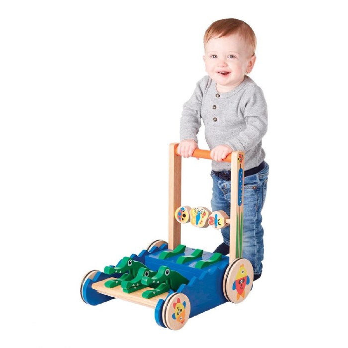 Alternate Image #1 of Chomp and Clack Alligator Push Toy