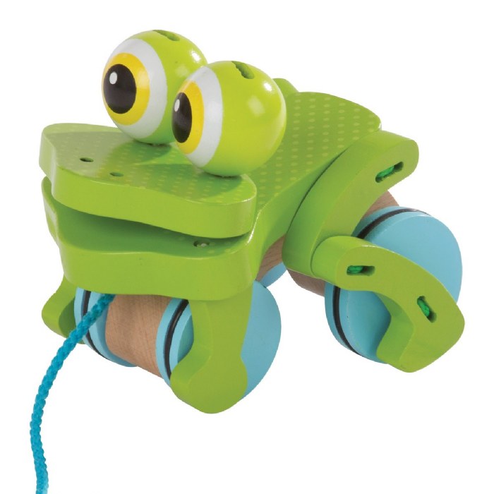 Primary Image of Frolicking Frog Pull Toy