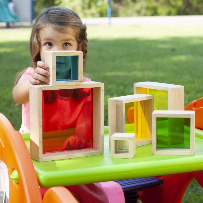 Alternate Image #1 of Transparent Stacking Tower - 6 Pieces