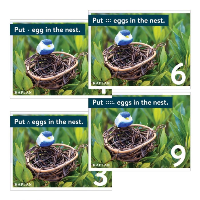 Alternate Image #1 of Kaplan Dough Counting Mats - Set of 9