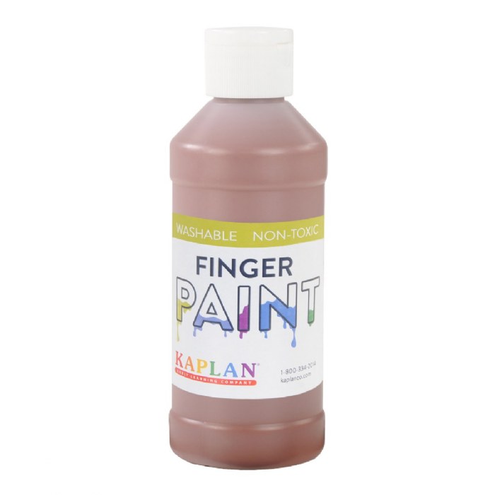 Primary Image of Kaplan 16 oz. Finger Paint - Brown