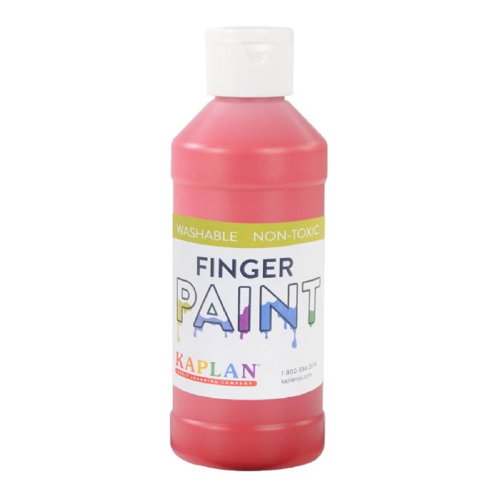 Primary Image of Kaplan 16 oz. Finger Paint - Red