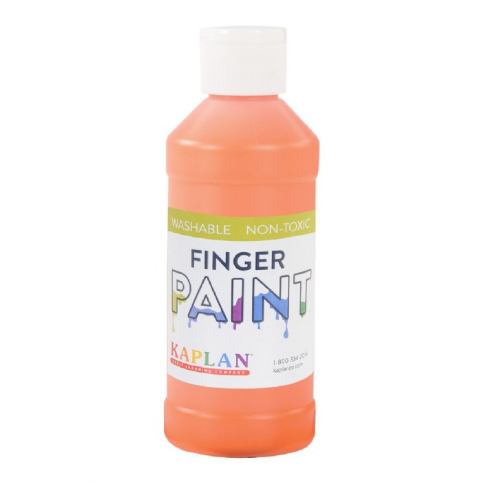 Primary Image of Kaplan 16 oz. Finger Paint - Orange