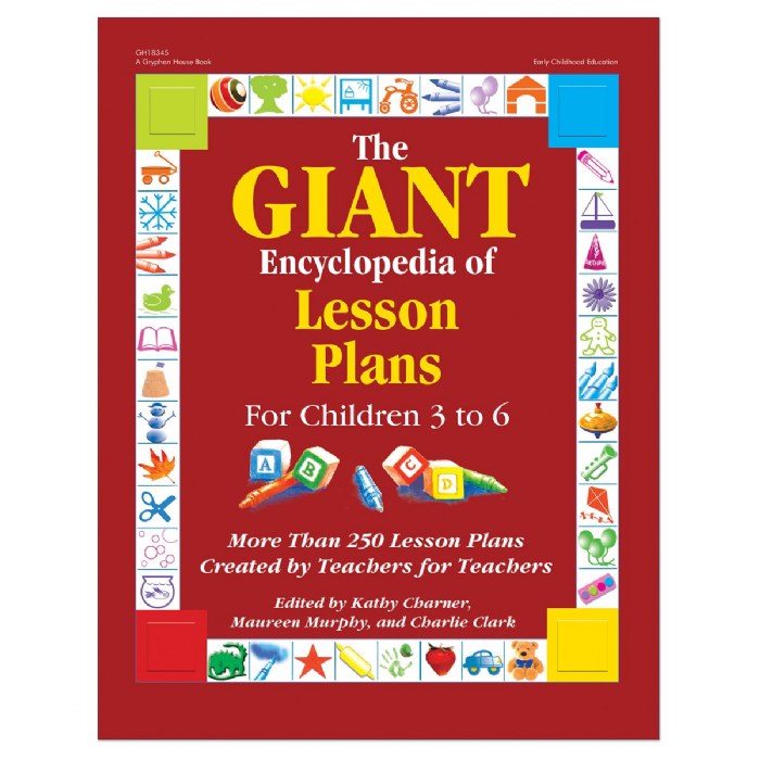 Primary Image of The GIANT Encyclopedia of Lesson Plans for Children 3 to 6 - Paperback