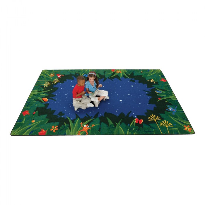 Alternate Image #1 of Peaceful Tropical Night Rug -  8' x 12' Rectangle