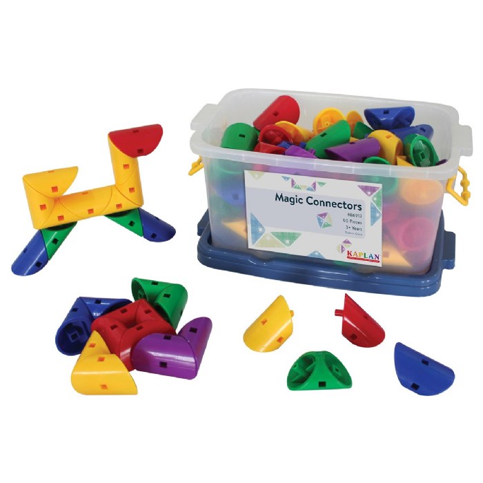 Primary Image of Magic Connectors Building Set - 90 Pieces