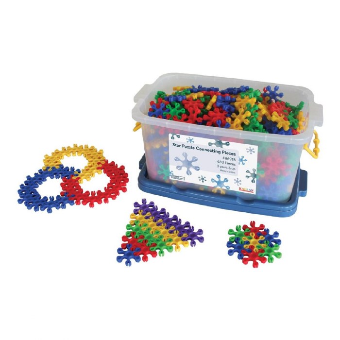 Primary Image of Star Puzzle Connecting Pieces - 480 Pieces