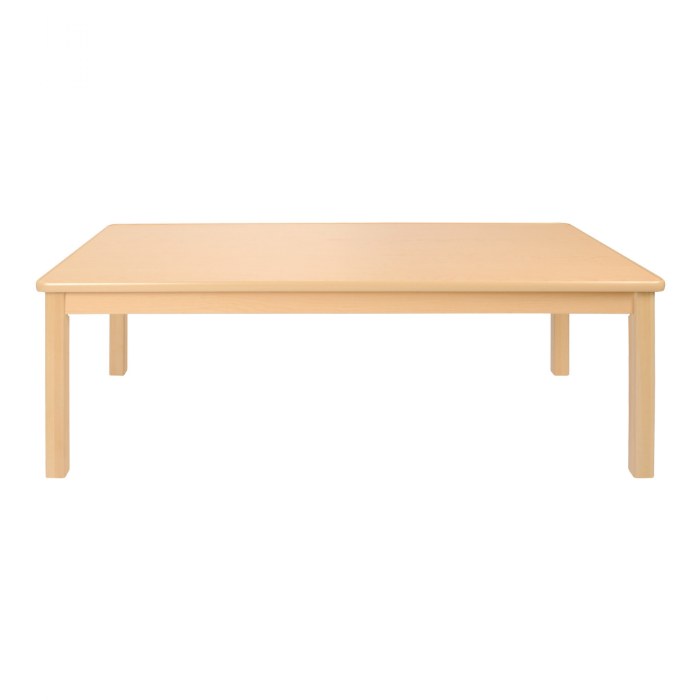 Alternate Image #1 of Carolina Laminate 24" x 48" Rectangle Table With 16" Legs - Seats 6