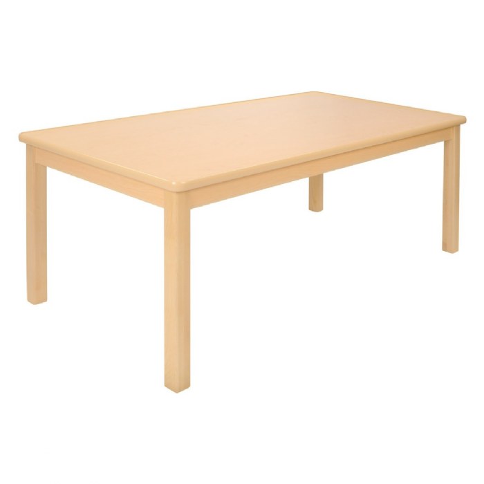 Primary Image of Carolina Laminate 24" x 48" Rectangle Table With 18" Legs - Seats 6