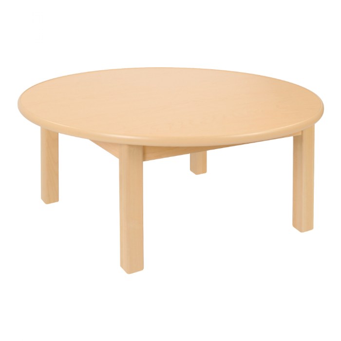 Primary Image of Carolina Laminate 30" Round Table With 12" Legs - Seats 4